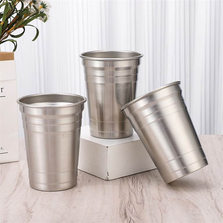 Stainless Steel Solo Cups Metal Solo Cups Flytinbottle