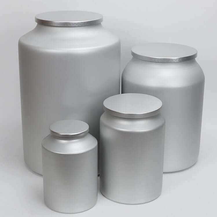 1-30PCS Container with Lids Round Metal Box Tin Can Boxes 60/100/150/250ML