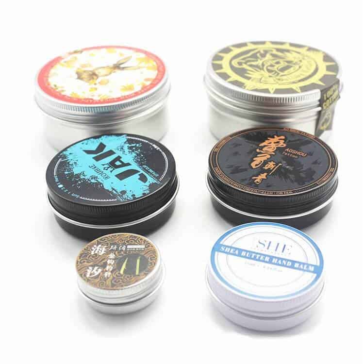 4 Pcs Jewelry Storage Cases Iron Cookie Container Tinplate Empty Tins Travel