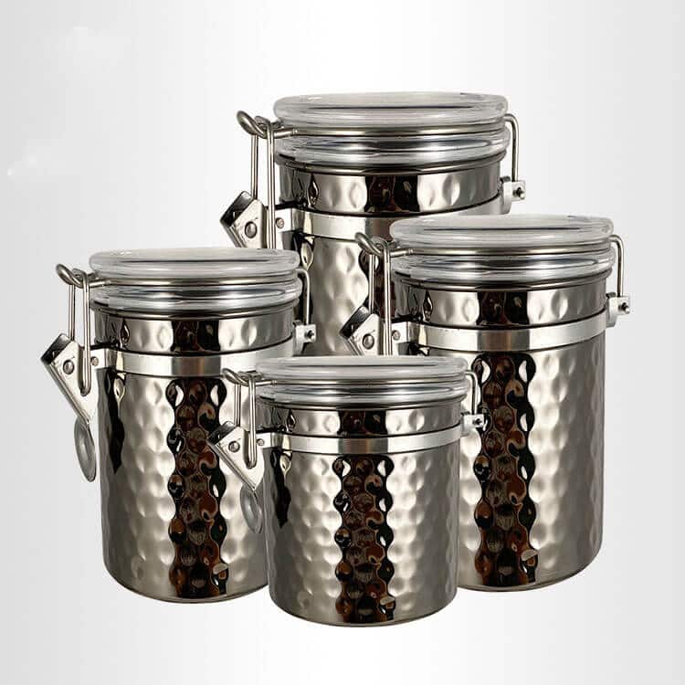 loose leaf tea storage Tinplate Canister Small Tins with Lids Airtight