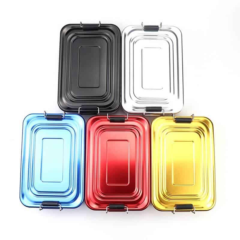 3Pcs travel soap container Soap Boxes Tin Cookie Box Rectangular Metal Tin