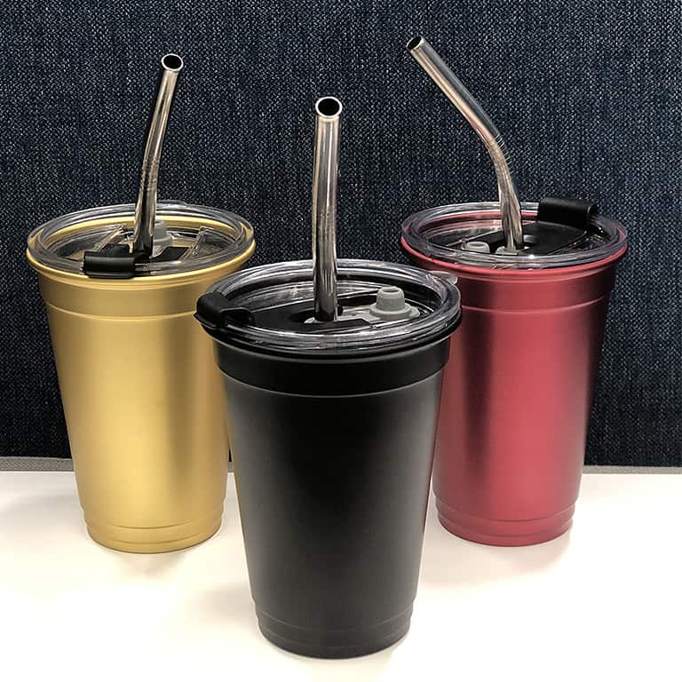 Aluminum Cups With Lids | Aluminum Cup With Lid | FLYTINBOTTLE