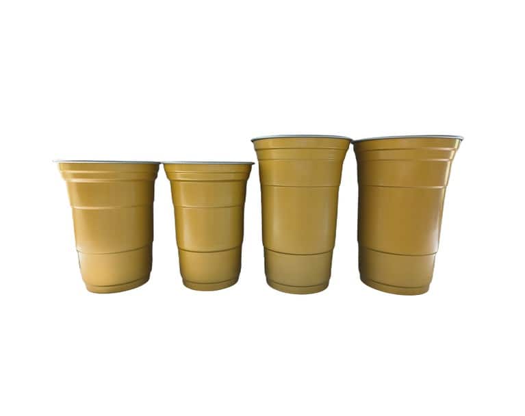 Disposable Aluminum Cups Ball Disposable Aluminum Cups FLYTINBOTTLE