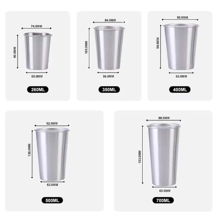 Stainless Steel Solo Cups | Metal Solo Cups | FLYTINBOTTLE